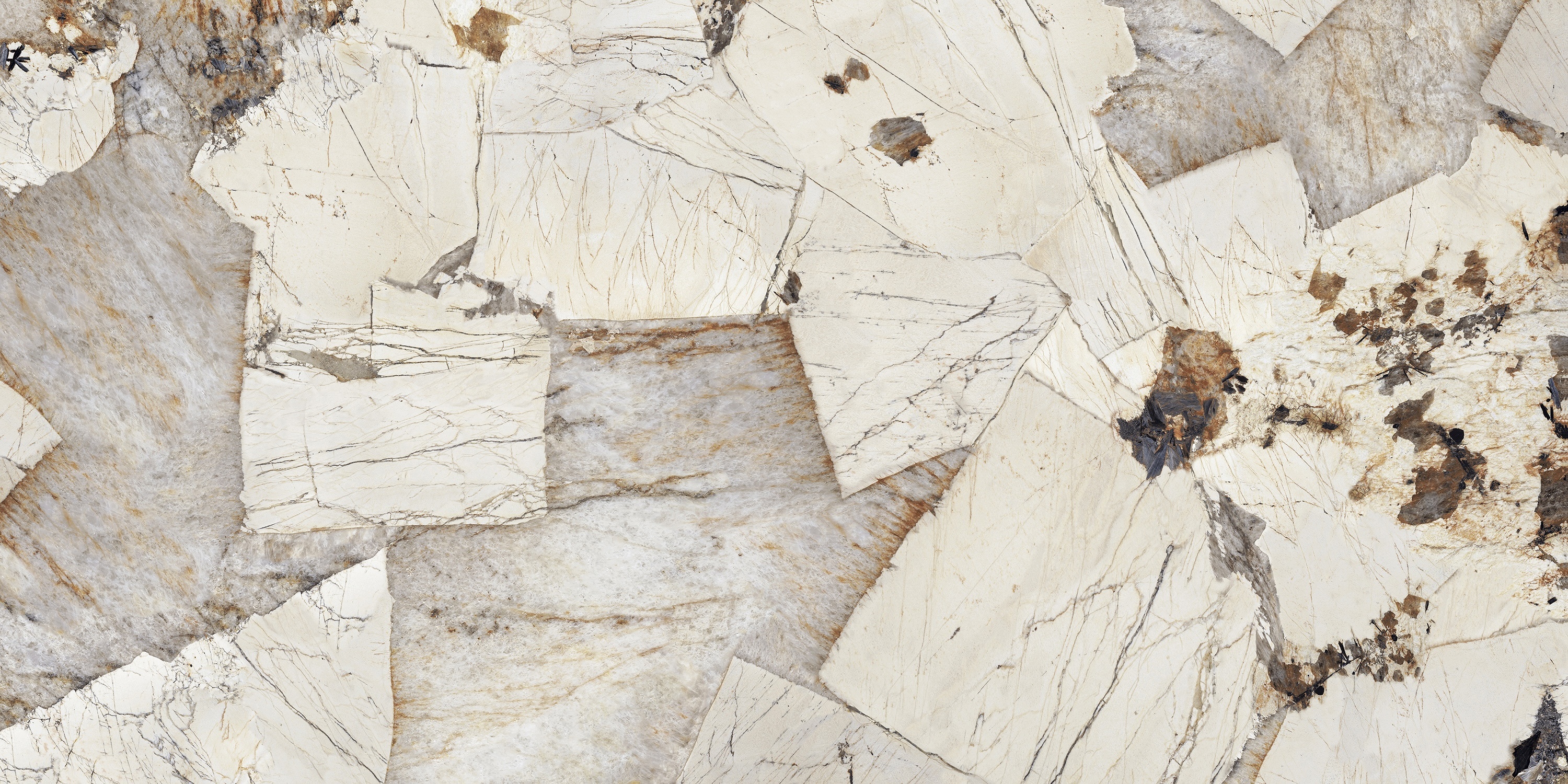 Breccia Mosaic sintered stone surface pattern by SINTLIN